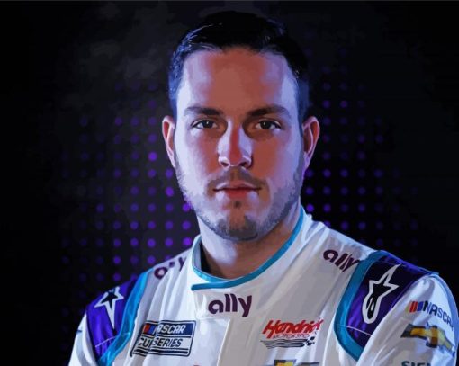 Alex Bowman American Motorsports Racing Driver Diamond Paintings