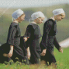 Amish Girls Diamond Paintings