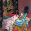 An Afternoon Idyll Auguste Toulmouche Diamond Paintings