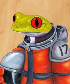 Space Astronaut Frog Diamond Paintings