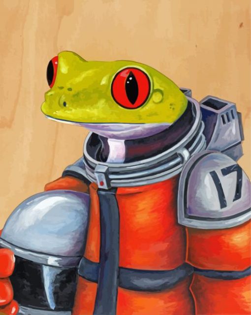 Space Astronaut Frog Diamond Paintings