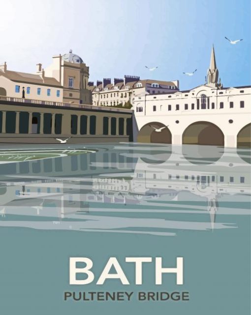 Bath City Poster Diamond Paintings