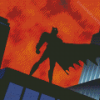 Batman Superhero Silhouette Diamond Paintings