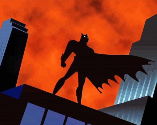 Batman Superhero Silhouette Diamond Paintings