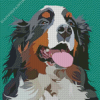 Bernese Mountain Dog Art Diamond Paintings
