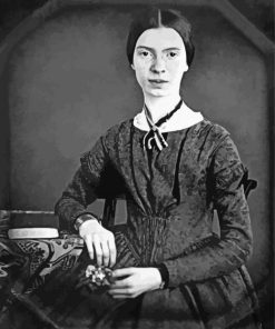 Black And White Emily Dickinson Diamond Paintings