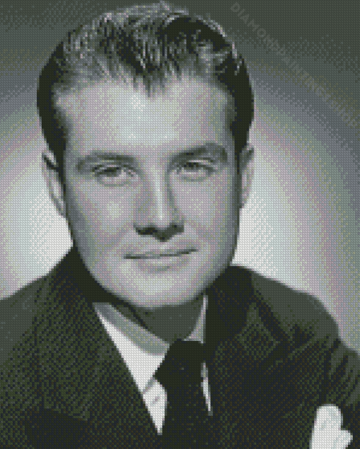 Black And White George Reeves Actor Diamond Paintings