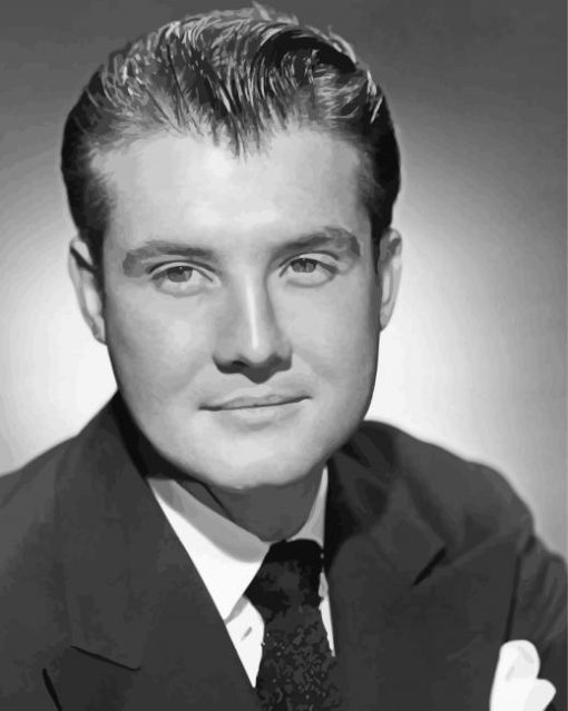 Black And White George Reeves Actor Diamond Paintings