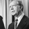 Black And White President Jimmy Carter Diamond Paintings