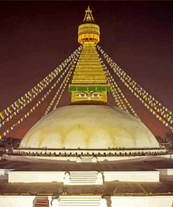 Boudhanath Stupa Diamond Paintings