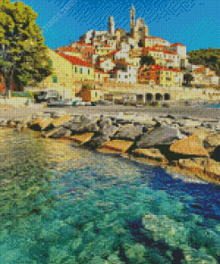 Cervo Town In Italy Diamond Paintings