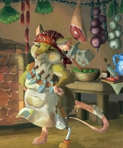 Chef Mouse Diamond Paintings