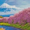 Japan Cherry Blossom Diamond Paintings