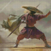 Chinese Karate Player Diamond Paintings