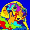 Colorful Great Pyrenees Diamond Paintings