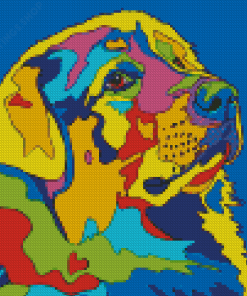 Colorful Great Pyrenees Diamond Paintings
