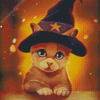 Adorable Wizard Cat Diamond Paintings