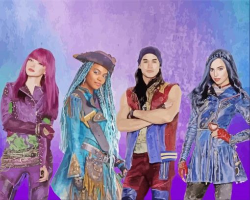 Descendants Girls Diamond Paintings