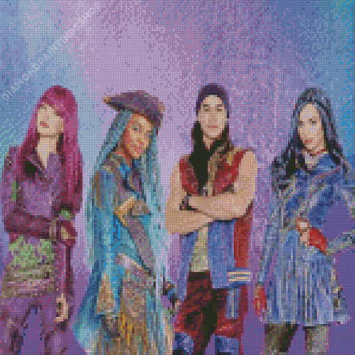 Descendants Girls Diamond Paintings