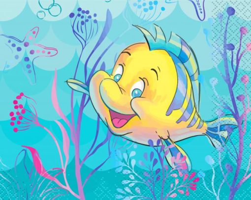 Disney Flounder Diamond Paintings