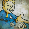 Fallout Vault Boy Diamond Paintings