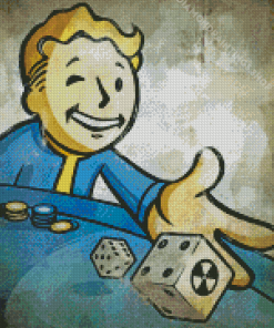 Fallout Vault Boy Diamond Paintings