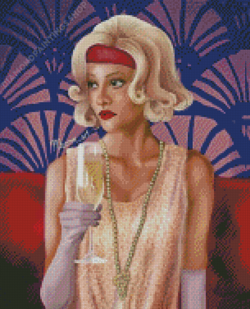 Flapper Girl Diamond Paintings