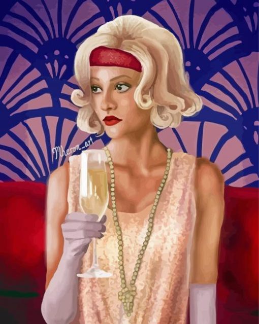 Flapper Girl Diamond Paintings