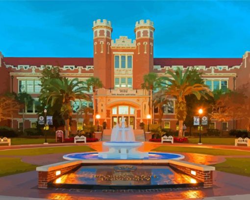 Florida State University Building Diamond Paintings