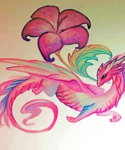 Flower Dragon Art Diamond Paintings