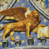 Golden Lion Of Saint Mark Diamond Paintings