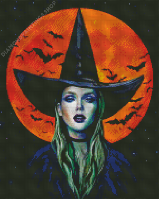 Halloween Witch Diamond Paintings