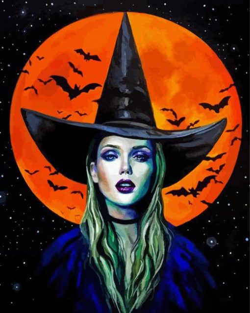 Halloween Witch Diamond Paintings