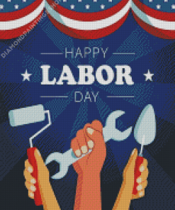 Happy Labor Day Diamond Paintings