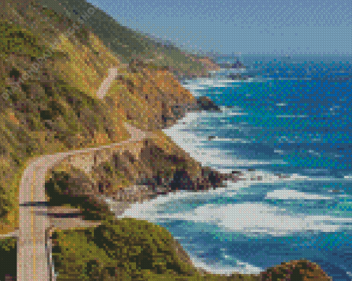 Highway 1 California Diamond Paintings