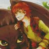 Hiccup Horrendous Haddock How to Train Your Dragon Diamond Paintings