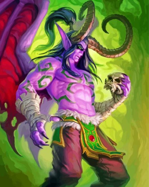 Illidan Stormrage Diamond Paintings