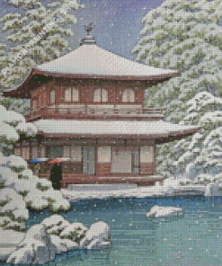 Japanese Winter Snow Diamond Paintings