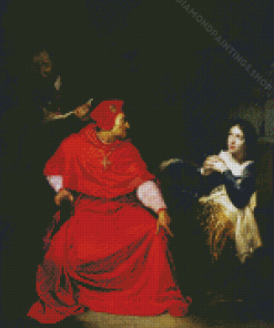 Joan Of Arc Is interrogated By The Cardinal Of Winchester In Her prison Diamond Paintings