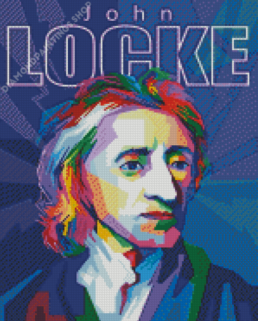 John Locke Pop Art Poster Diamond Paintings