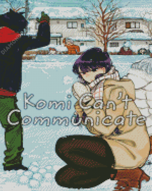 Komi Can't Communicate Diamond Paintings
