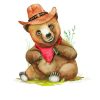 Little Cowboy Bear Diamond Paintings