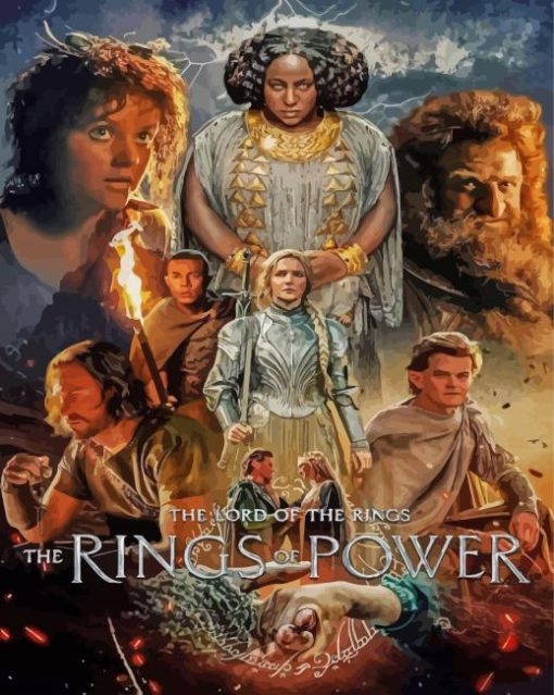 Lords Of The Rings :Rings Of Power Film Series Diamond Paintings