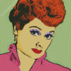 Lucille Ball Pop Art Diamond Paintings