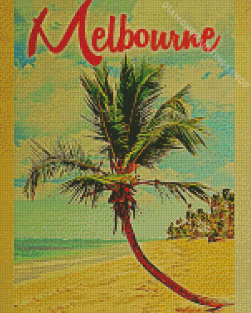 Melbourne Florida Poster Diamond Paintings