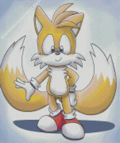 Miles Tails Prower Fictional Character Diamond Paintings