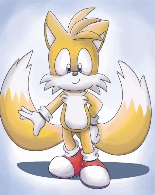 Miles Tails Prower Fictional Character Diamond Paintings