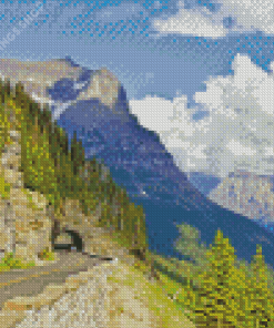 Montana Going To The Sun Road Diamond Paintings