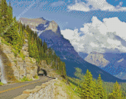 Montana Going To The Sun Road Diamond Paintings