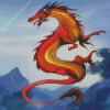 Mulan Mushu Dragon Art Diamond Paintings